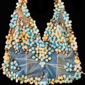 Vintage Ema Savahl Couture hand painted top